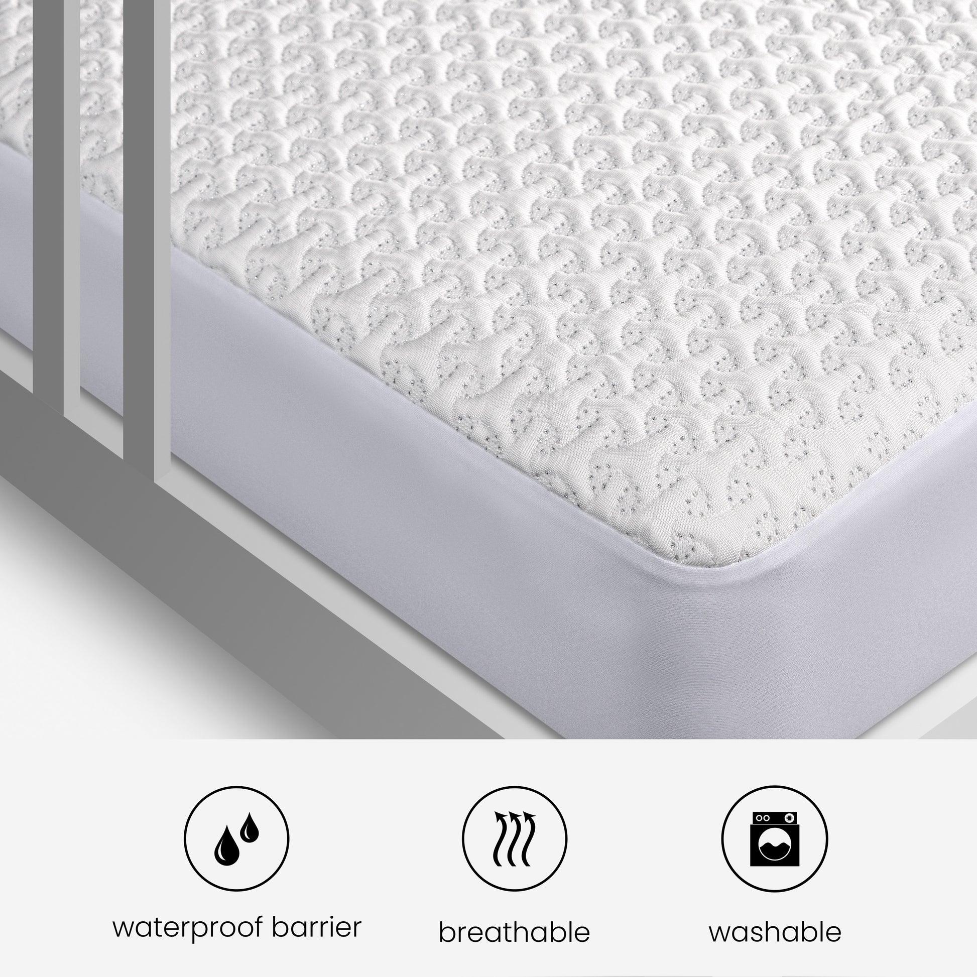 Bedgear Ver-Tex Performance Crib Mattress Protector - Image 5