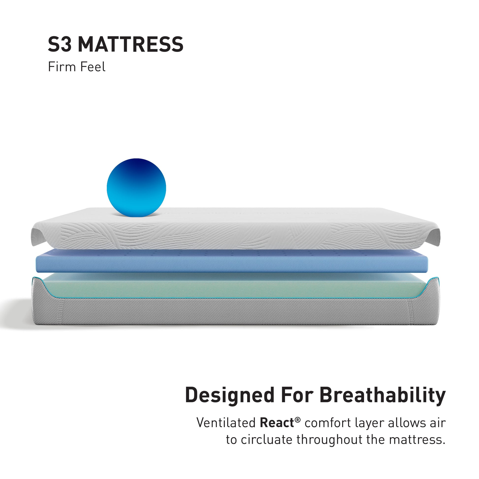 Bedgear S3 II Performance Mattress Designed For Breathability