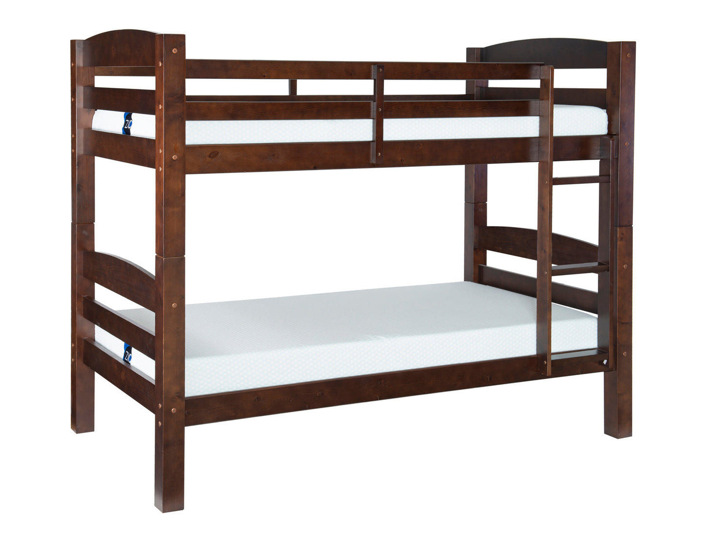 Levi Twin over Twin Bunk Bed in Espresso