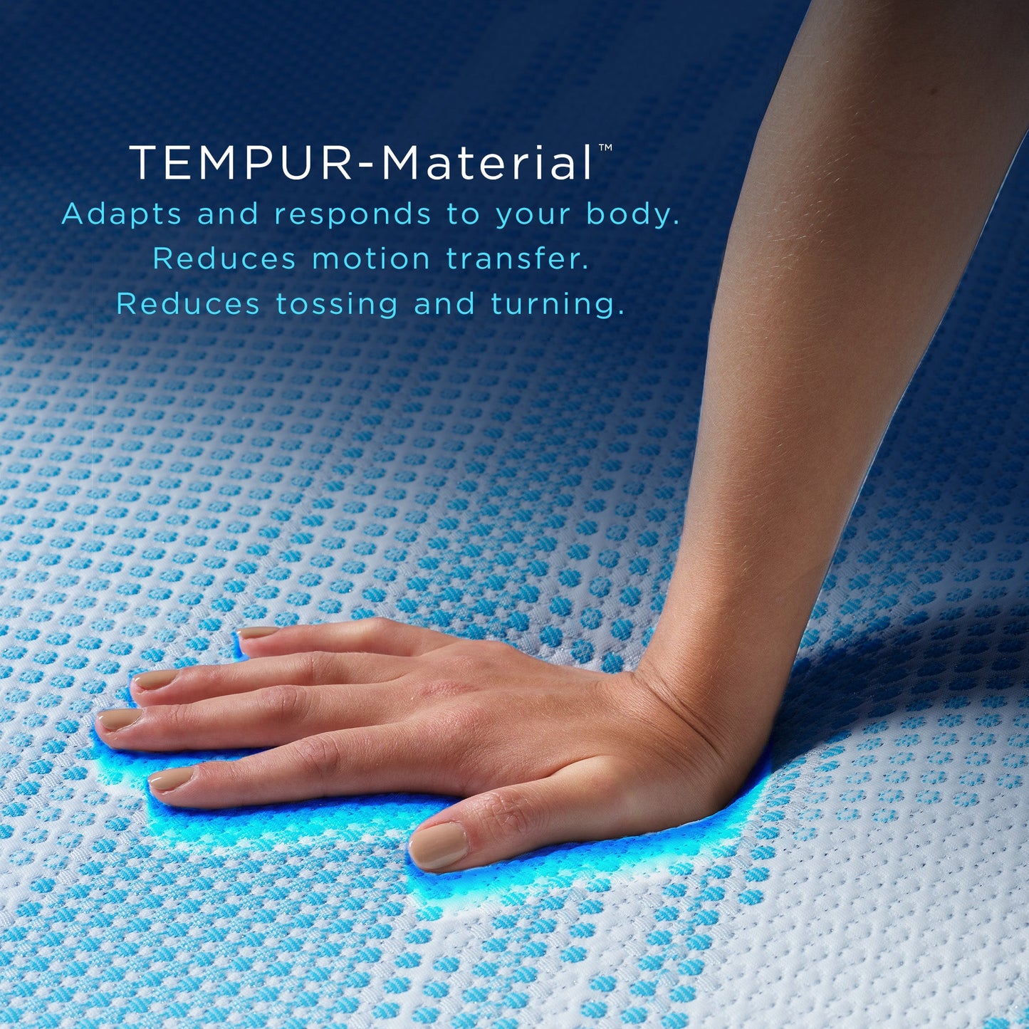 Tempur-Pedic Tempur-LuxeBreeze 2.0 Medium Hybrid Mattress adapts to your body