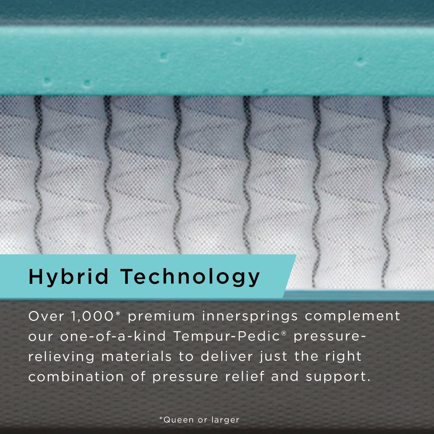 Tempur-Pedic TEMPUR-ProAdapt® Medium Hybrid Mattress 2.0-hybrid technology