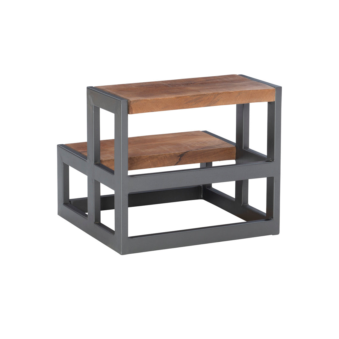 Blythe Bed Steps in Gunmetal-back