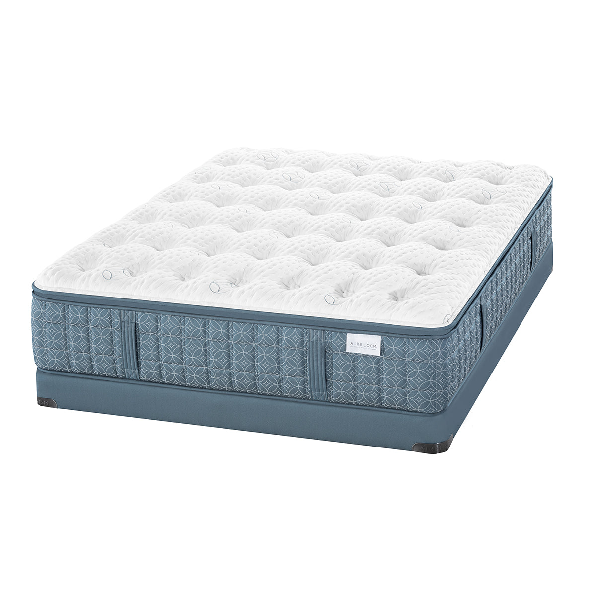 Aireloom Opus Luxury Firm Mattress On A Low Profile 5" Box Spring