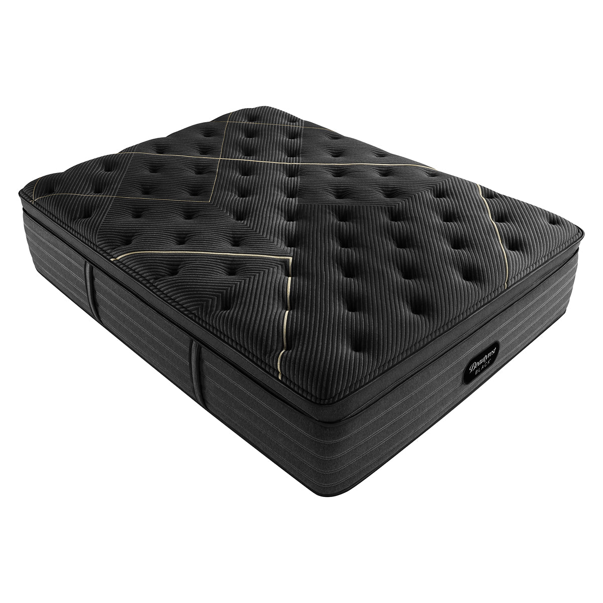 Beautyrest Black K-Class Firm Pillow Top Mattress Overhead View