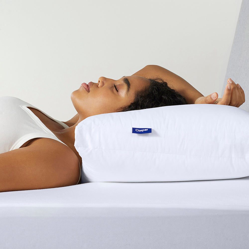 Woman Sleeping On Original Casper Pillow