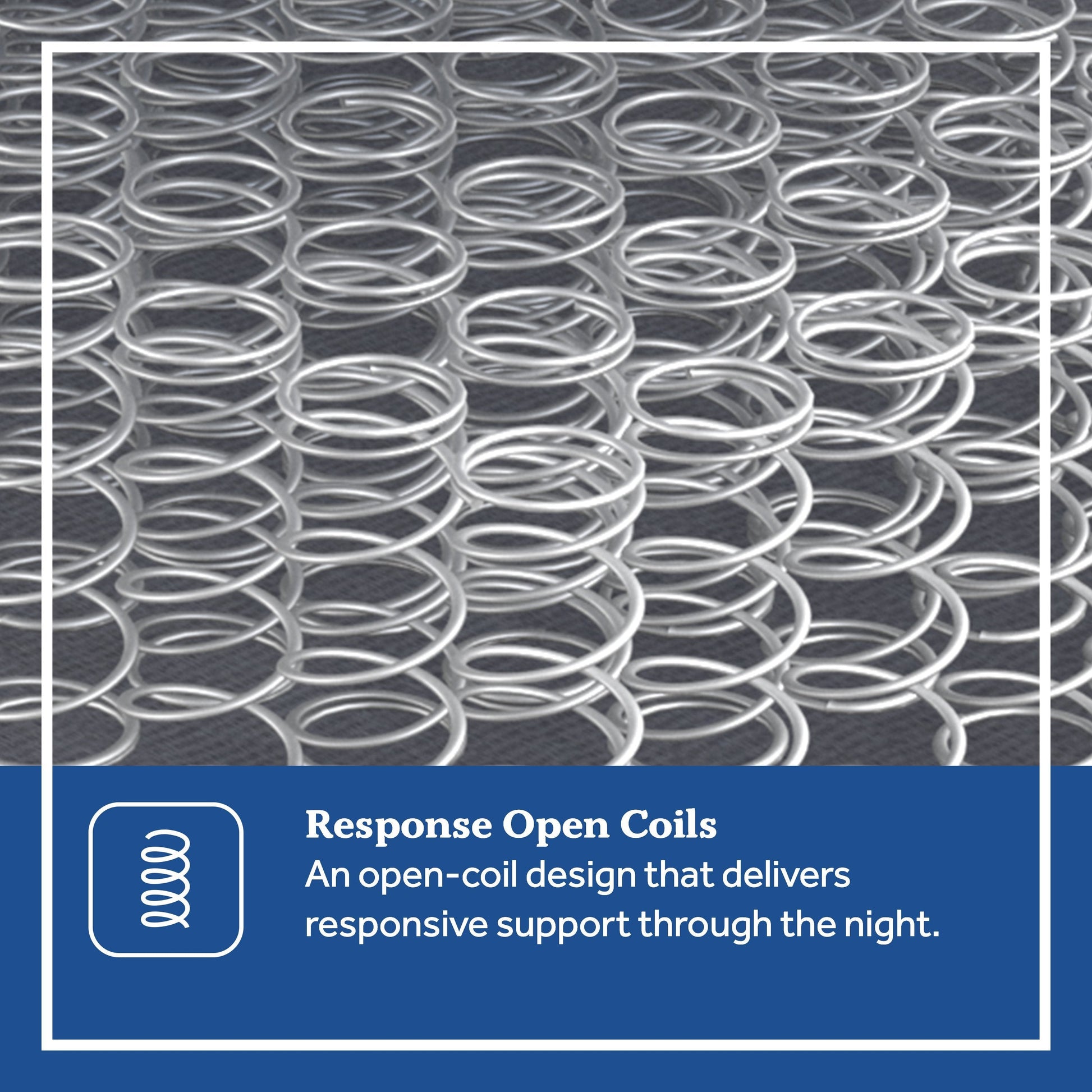 Sealy Barchester Firm Mattress Response Open Coils Detail