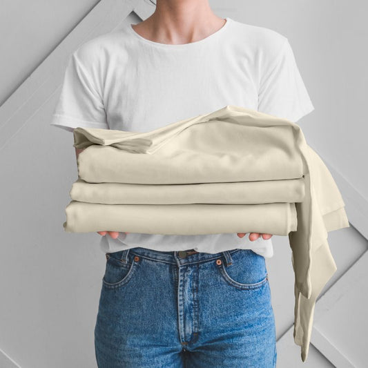 DreamFit DreamComfort™ Cotton Sheet Set-ivory