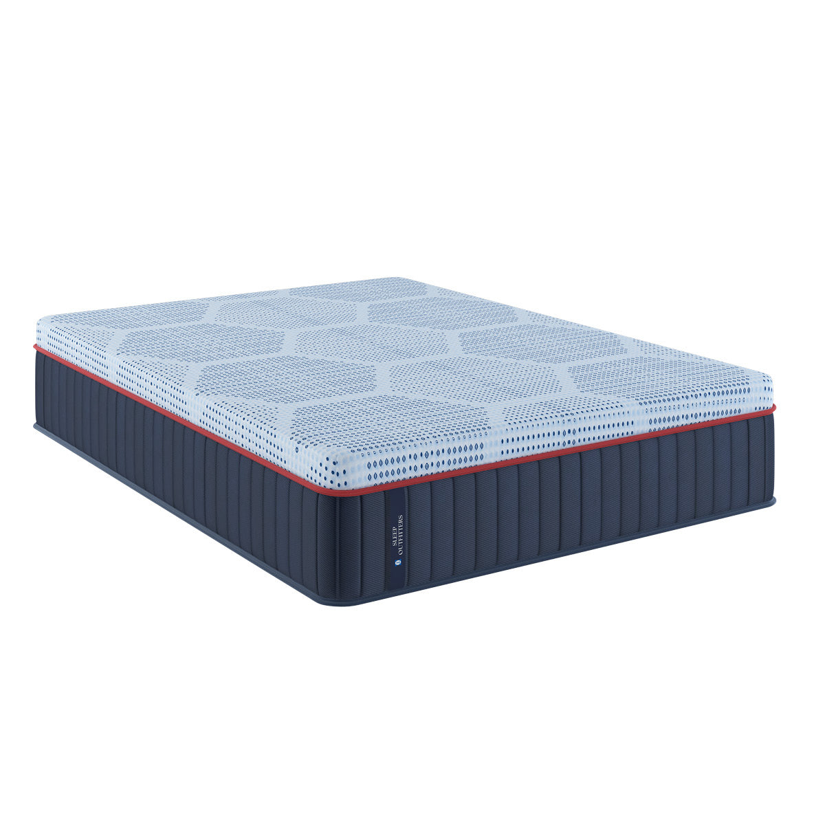 Sealy® Sleep Outfitters Atlas Medium Hybrid Mattress - 3/4 angle silo image