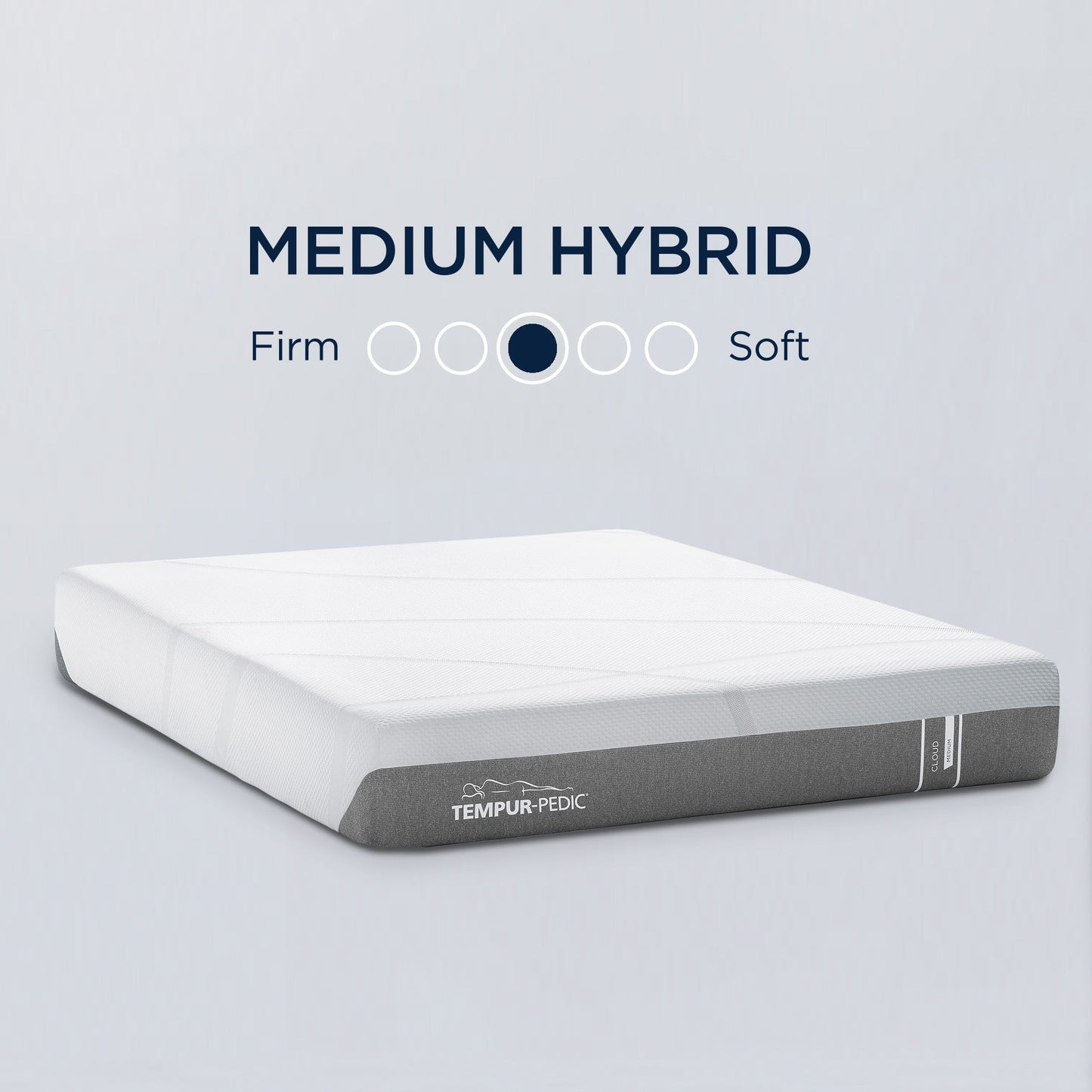 Tempur-Cloud Medium Hybrid Mattress Comfort Level Medium