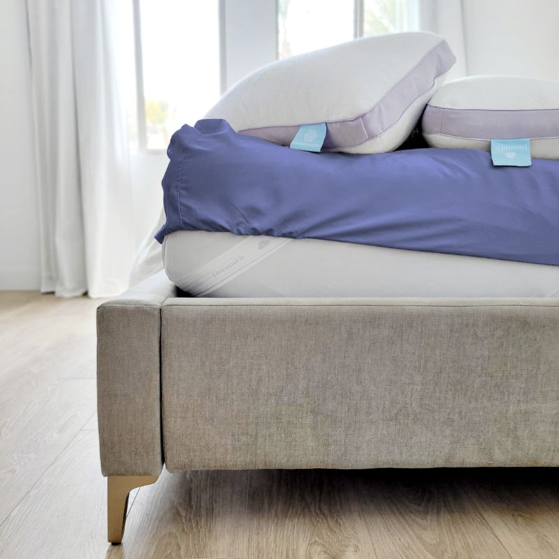 DreamFit DreamComfort Brushed Microfiber Sheet Set-lifestyle