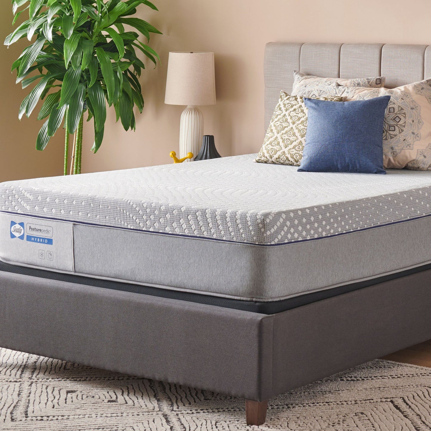 Sealy Hybrid Haralson Soft Mattress In Bedroom