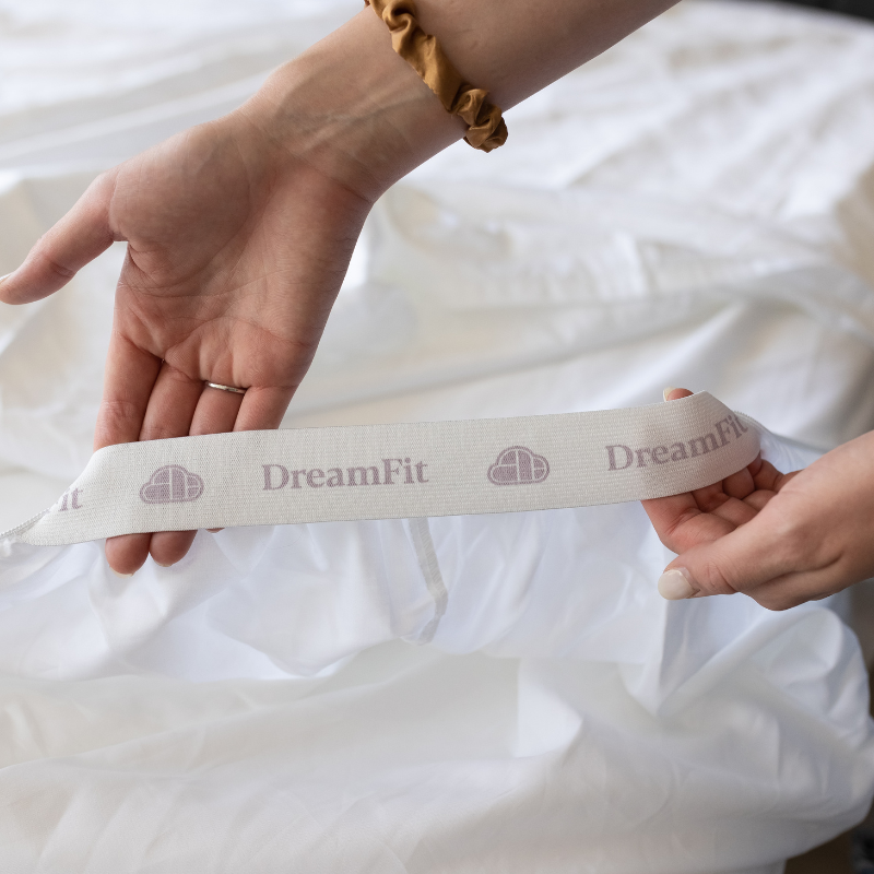 DreamFit DreamCool™ Pima Cotton Sheet Set-White inset