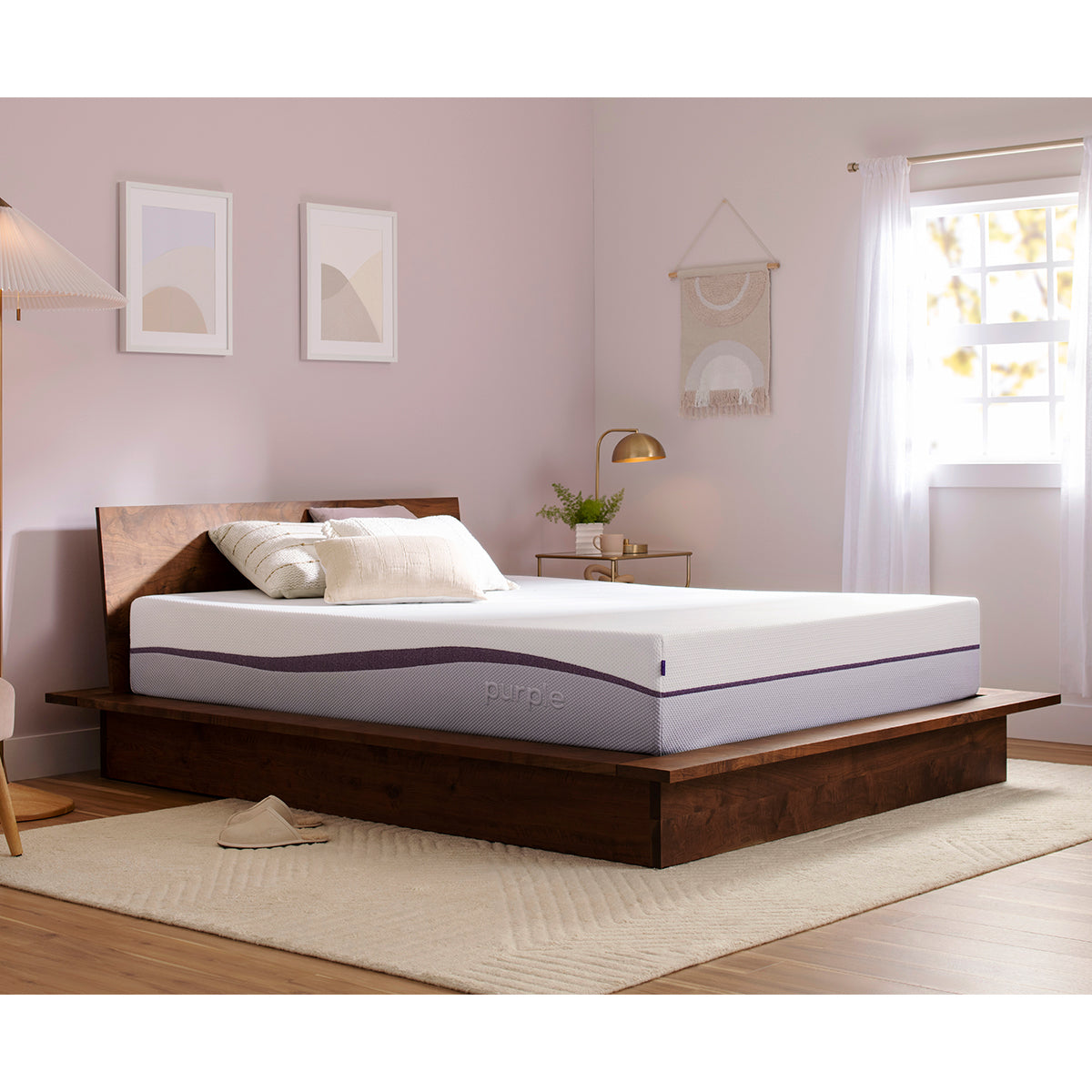 Purple Plus Mattress In Bedroom