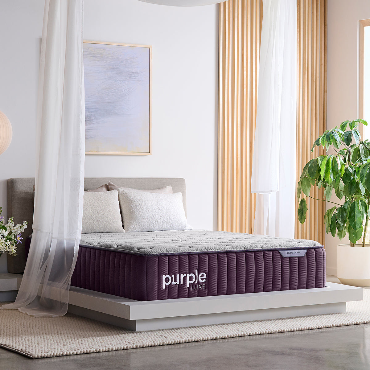 Purple Rejuvenate Mattress In Bedroom