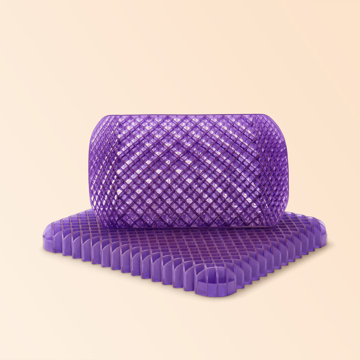 Purple Royal Seat Cushion GelFlex Grid