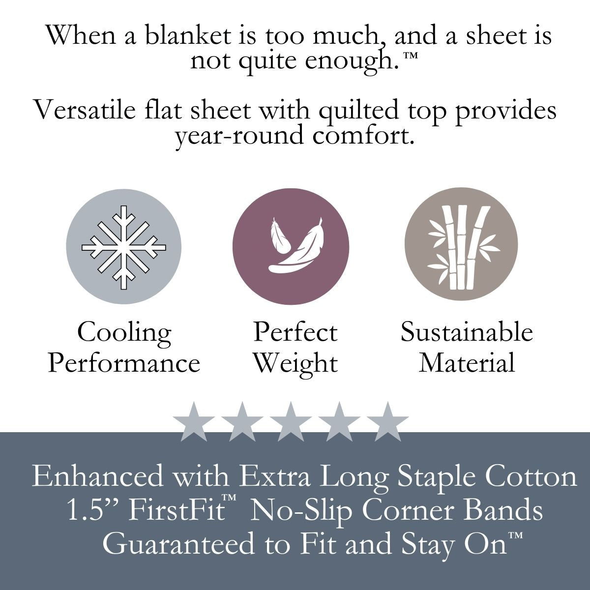 DreamFit Bamboo Quilted Sheet Set Benefit Details