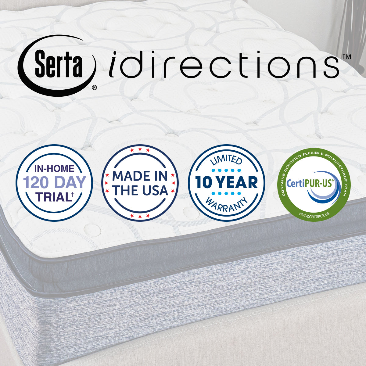 Floor Model In Store Only - Serta iDirections x8 Hybrid II Pillow Top Mattress