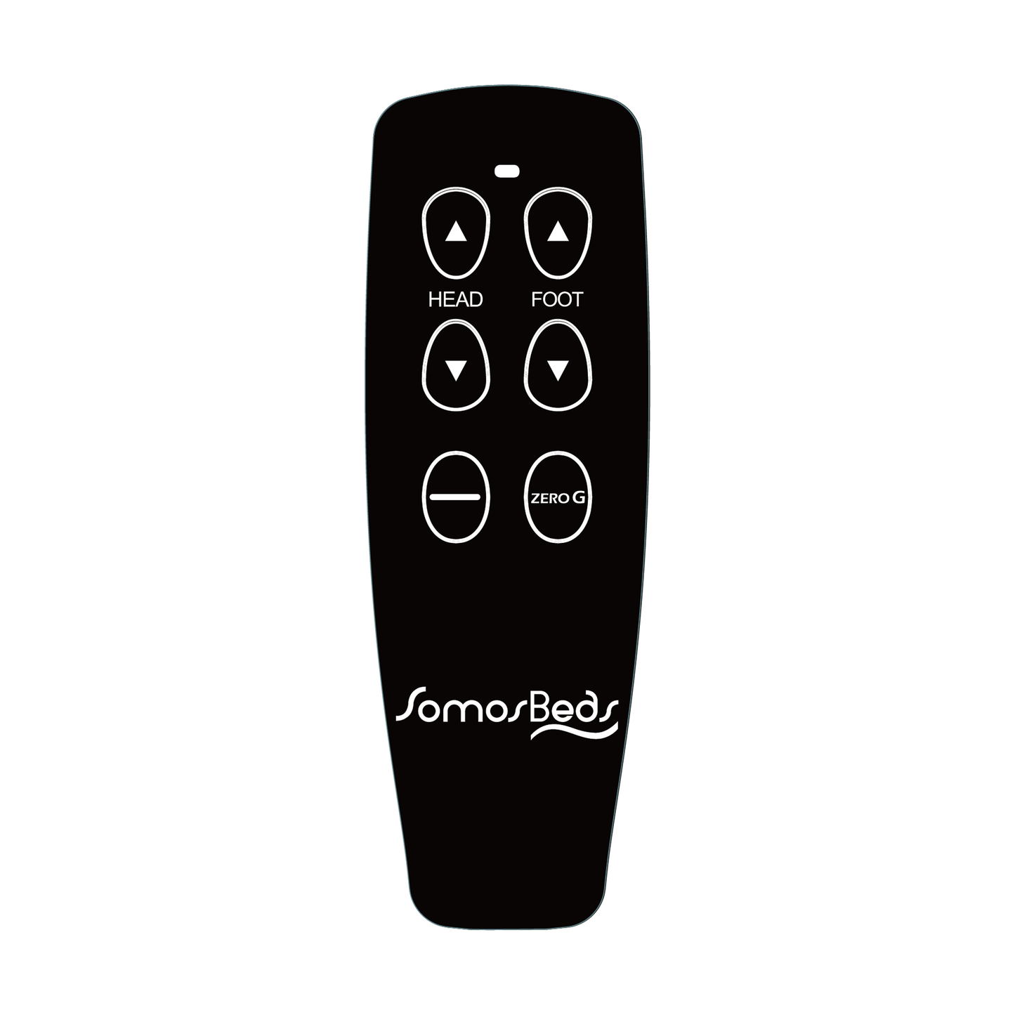 SomosBeds Signature Base Remote on white