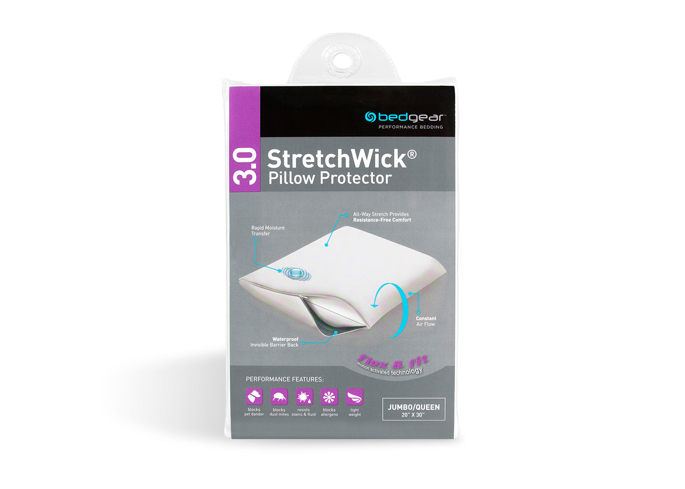 Bedgear Stretchwick Performance Pillow Protector - Image 3