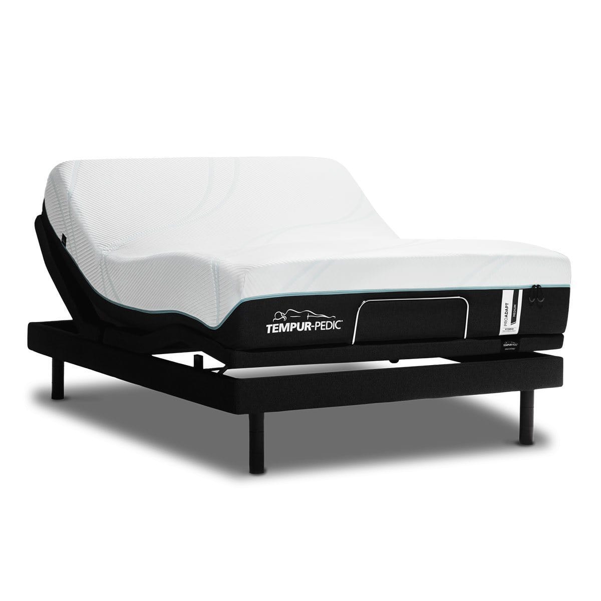 TEMPUR-ProAdapt Medium Hybrid Mattress on an Adjustable Base