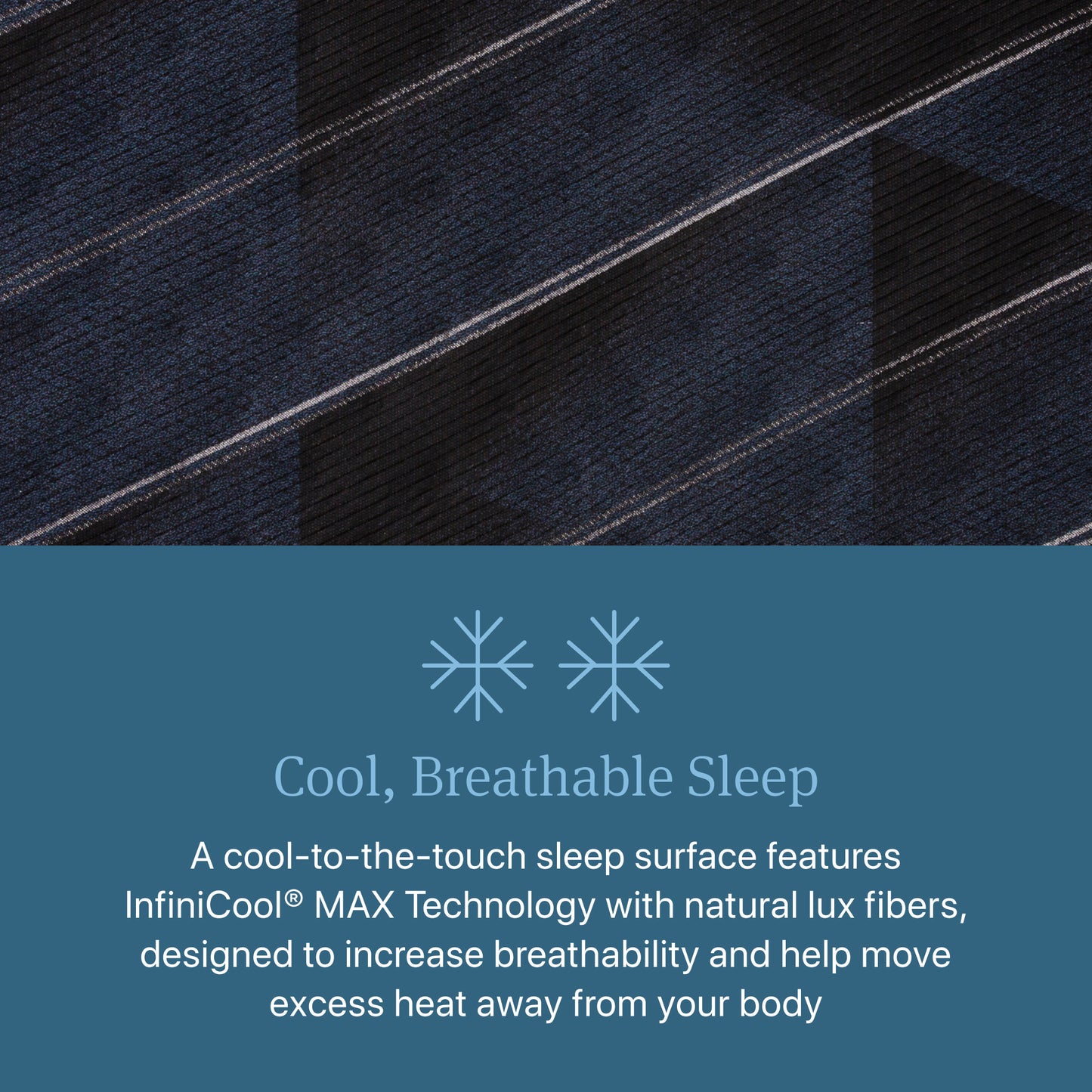 Beautyrest World Class Dreamwell InfiniCool Max Technology Details