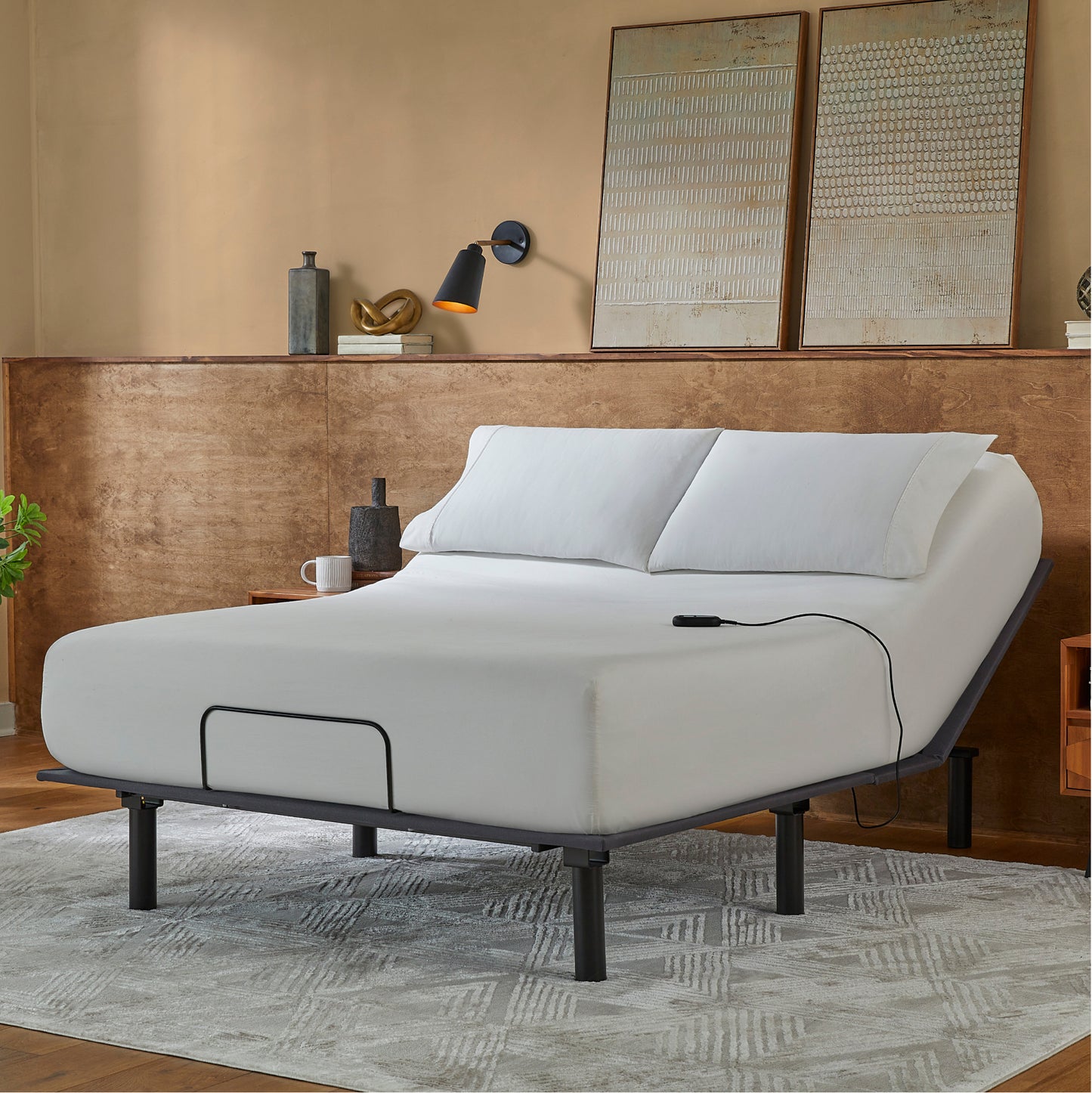 baselogic Bronze Adjustable Bed Base - In room