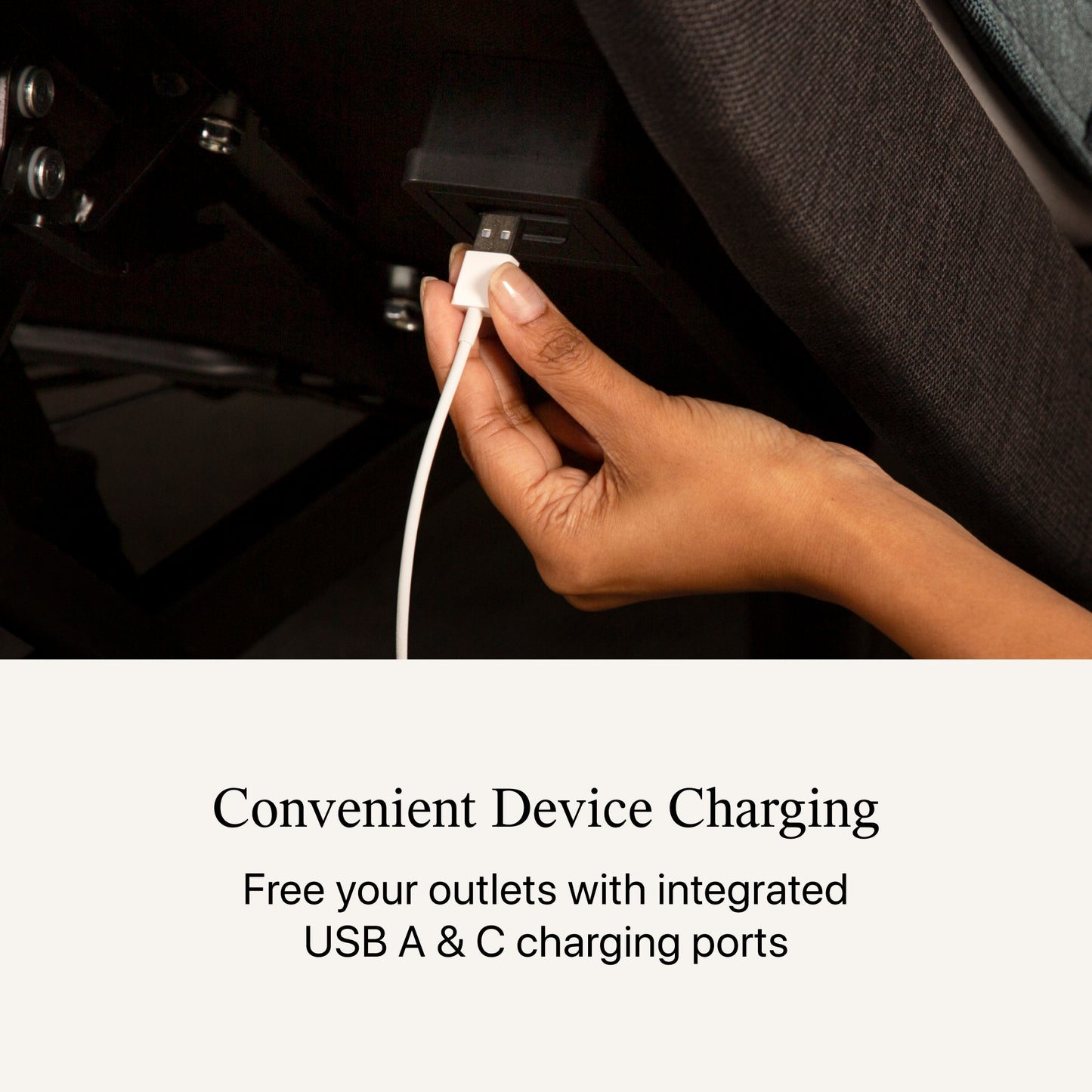 Device Charging Detail Image Plug Going Into Outlet