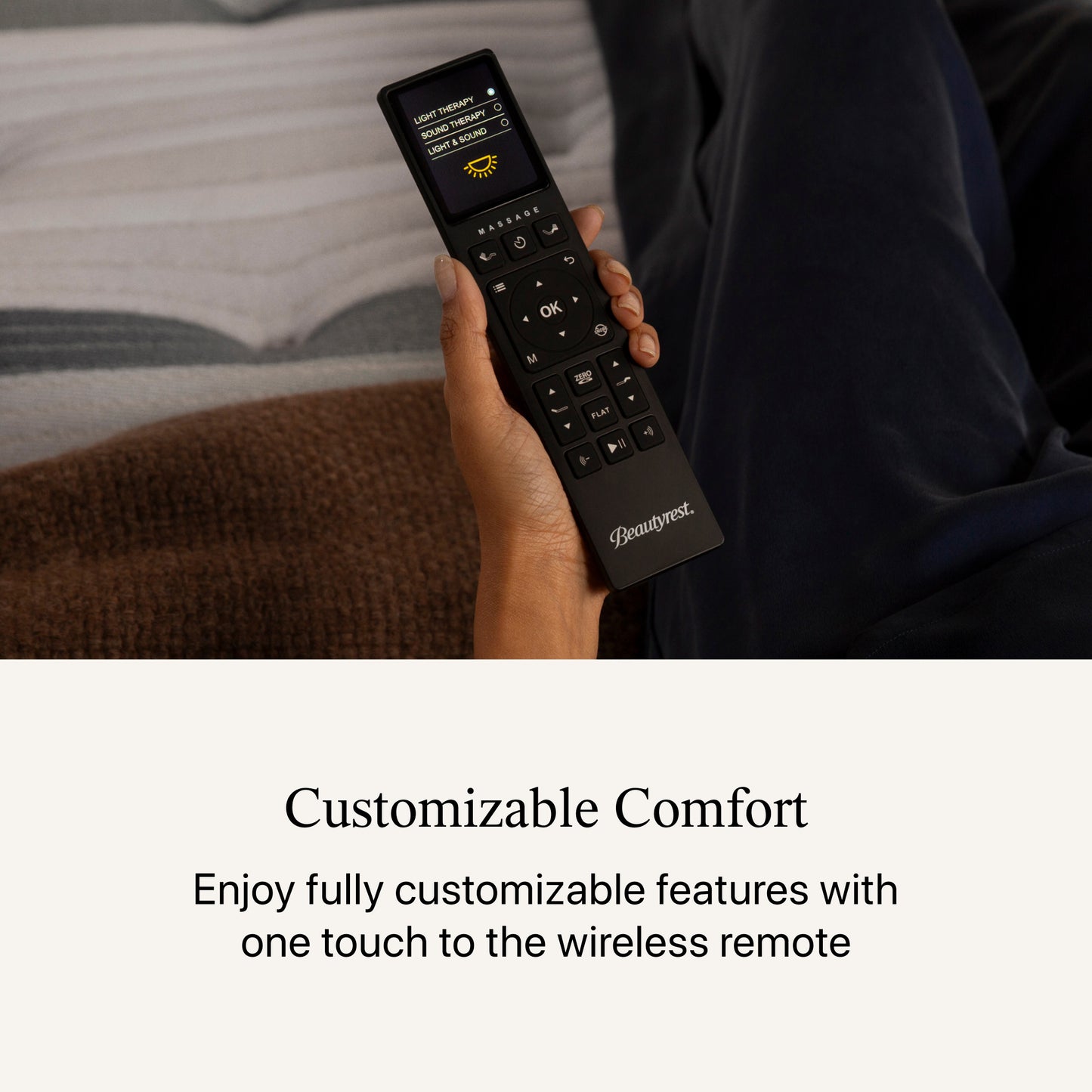 Adjustable Base Customizable Comfort with Remote