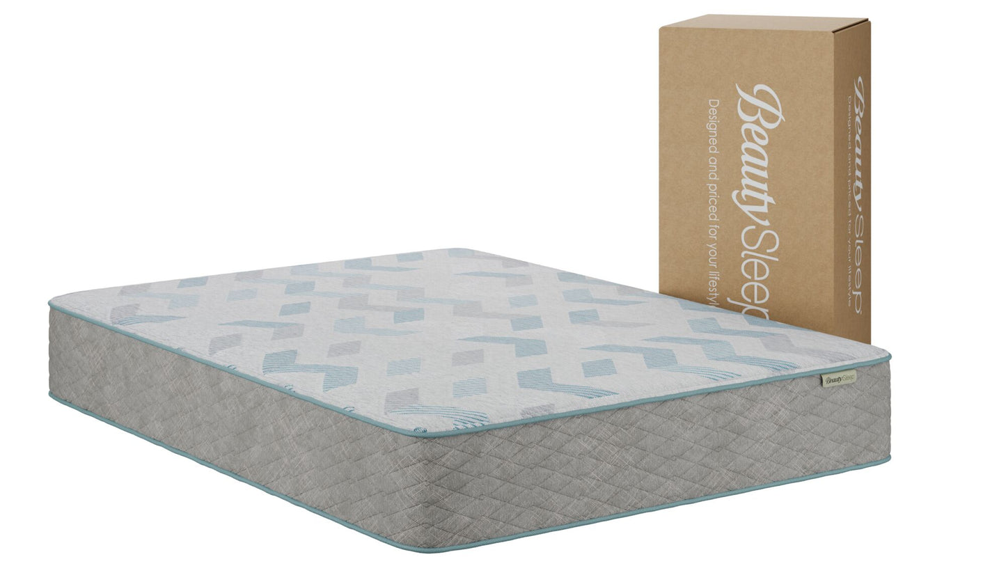 BeautySleep Simple Escape Medium Hybrid Mattress Silhouette with Box
