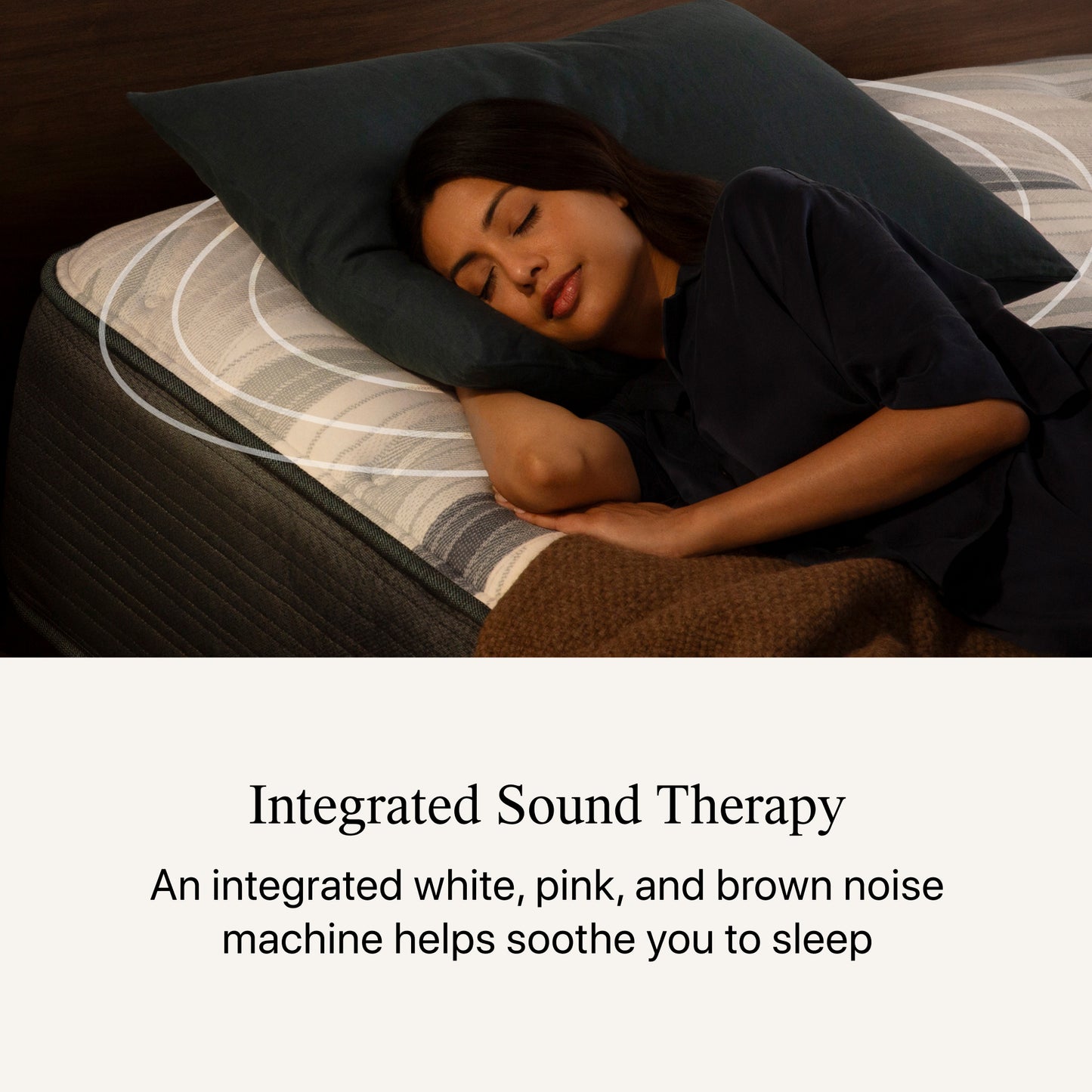 Adjustable Base with Integrated Sound Therapy