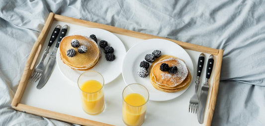 Pancakes in bed