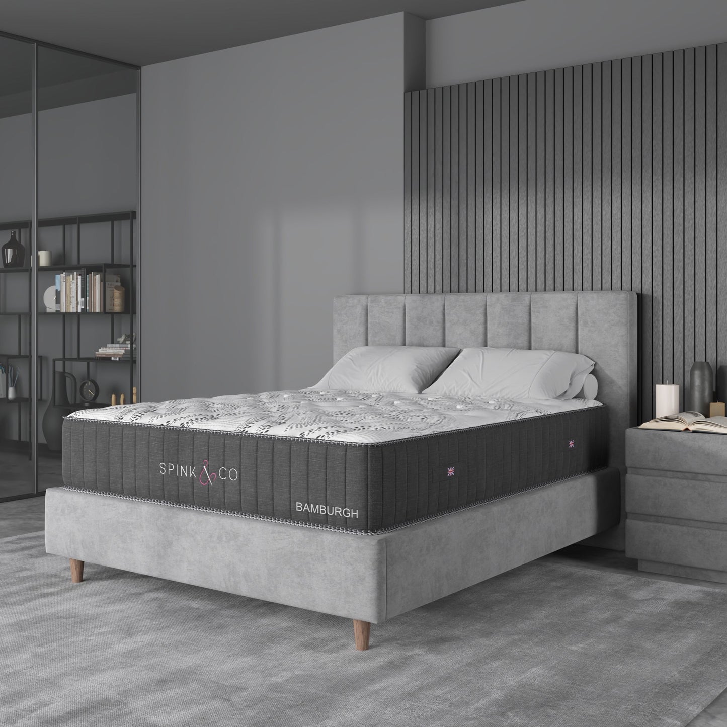 Spink & Co Bamburgh Firm Mattress-Lifestyle