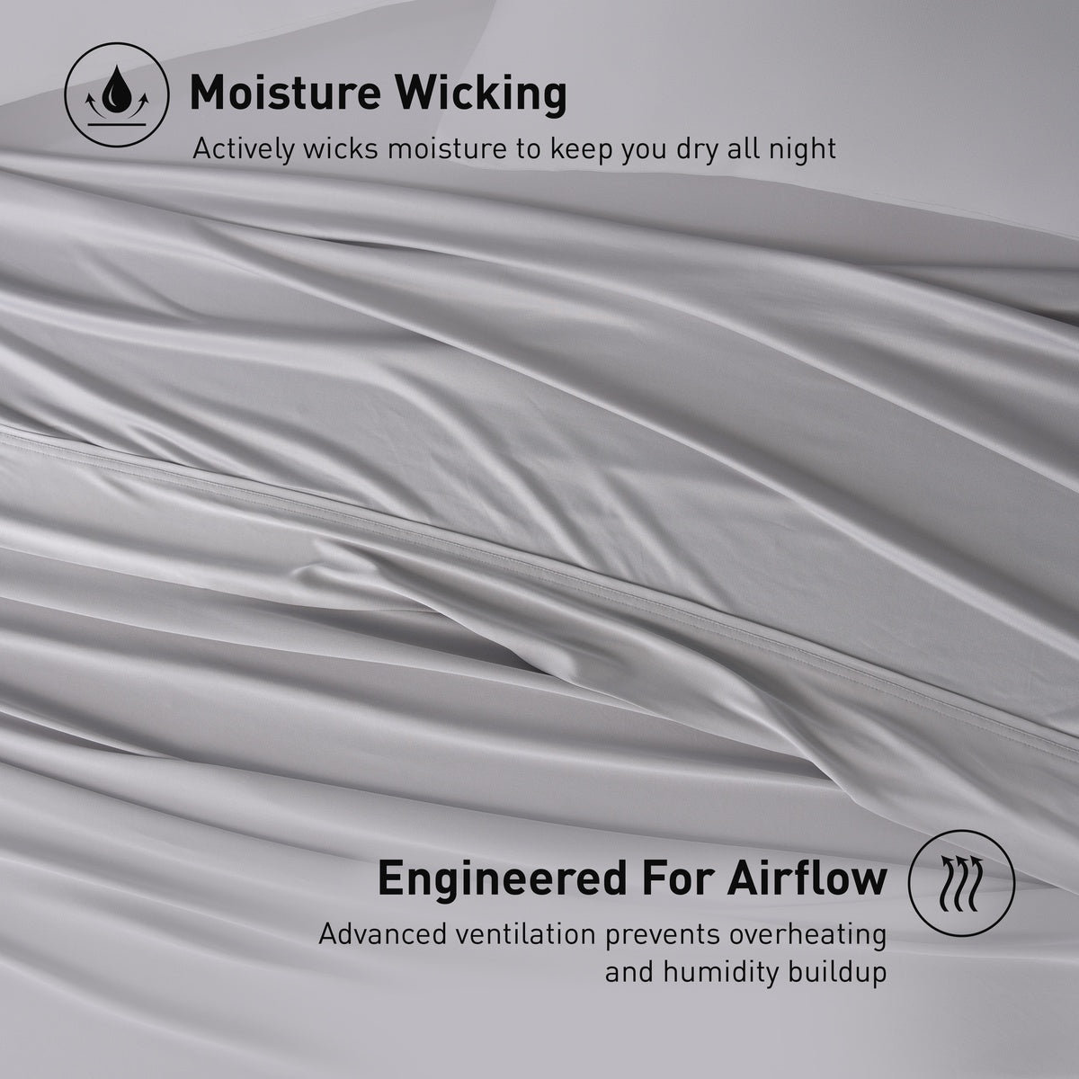 Bedgear Dri-Tec Performance® Sheet Set. Moisture Wicking. Actively wicks moisture to keep you dry all night. Engineered For Airflow. Advanced ventilation prevents overheating and humidity buildup