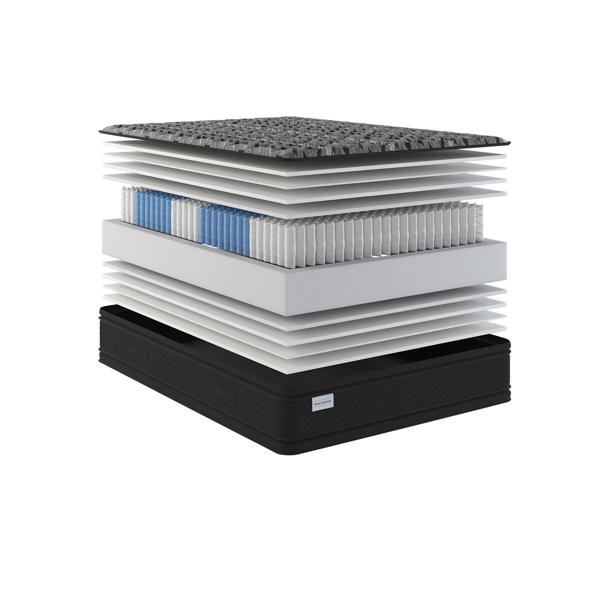 Mattress Warehouse Hotel Collection Double-Sided Medium Pillow Top Mattress - Illustrated Layers Image