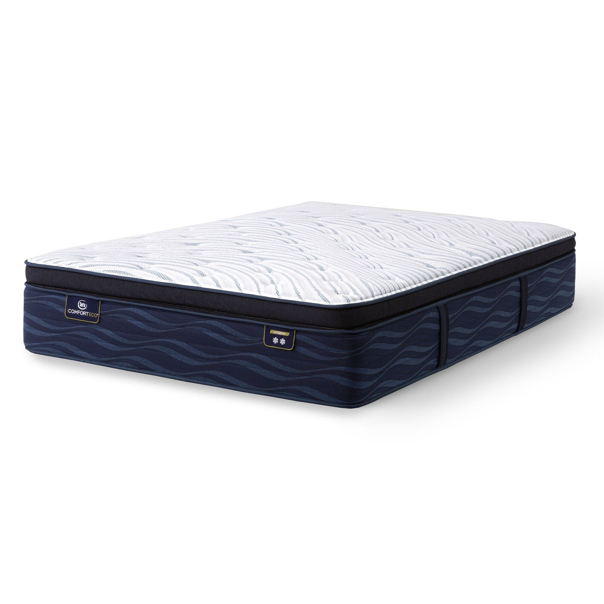 Serta iComfortECO Quilted Hybrid Plush Pillow Top Mattress