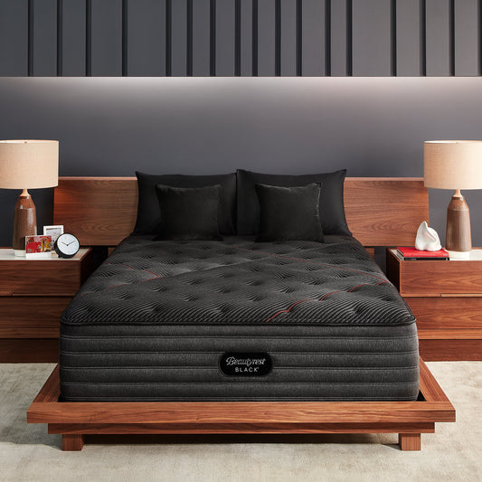 Beautyrest Black C-Class Extra Firm Mattress In Bedroom