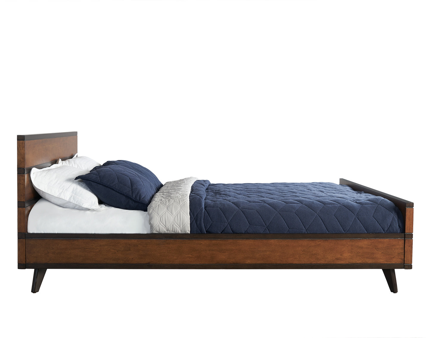 Hudson 2-Tone Platform Bed-side