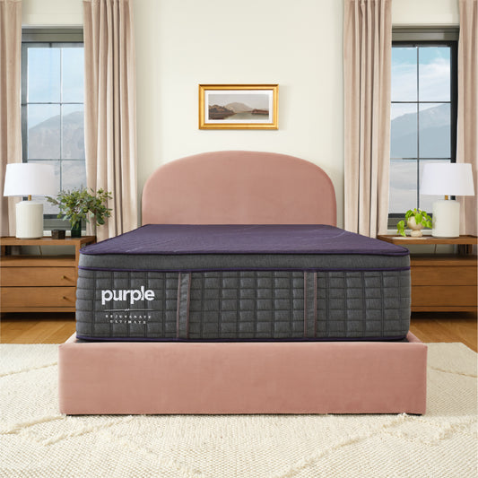 Purple Rejuvenate Ultimate bedroom lifestyle image.