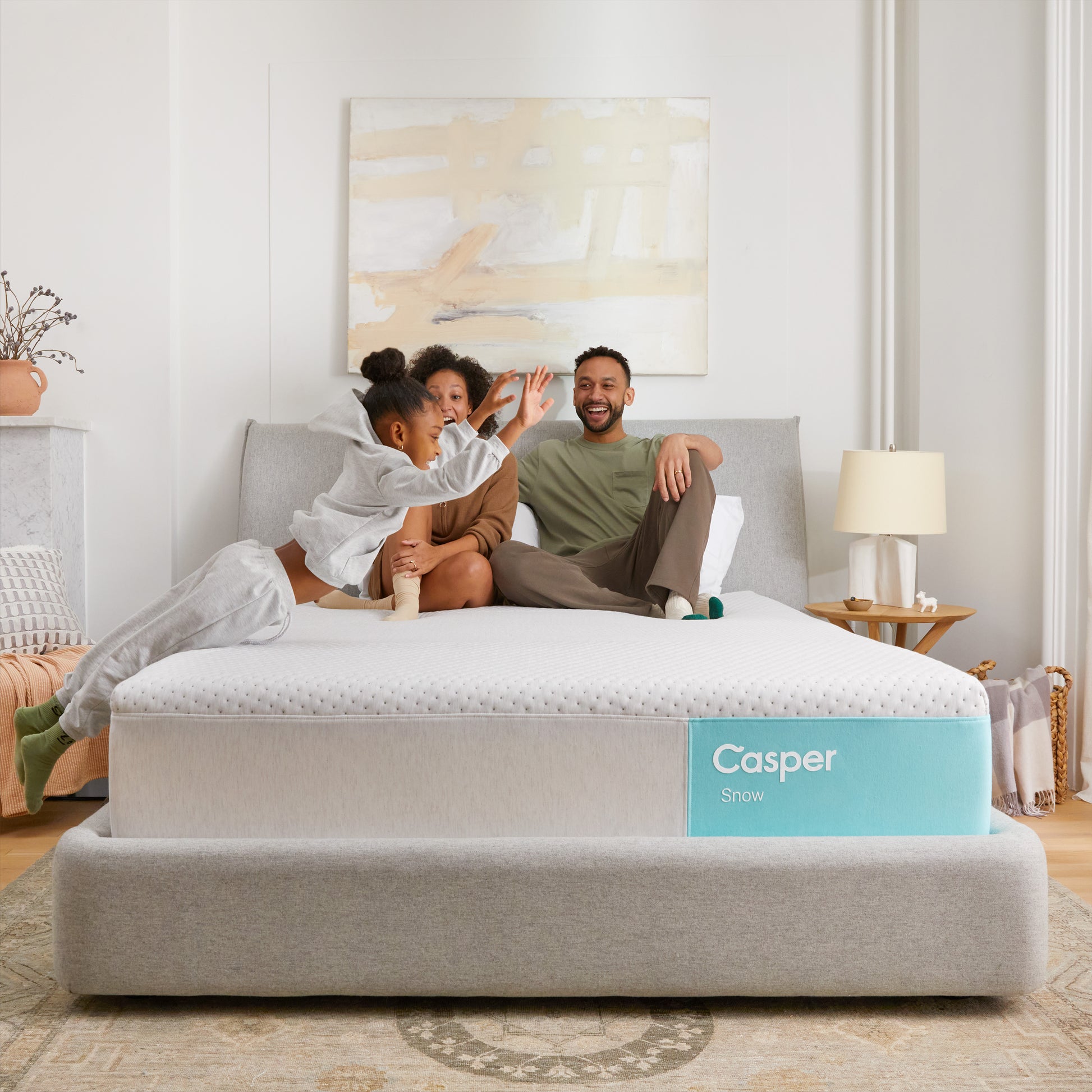 Casper Snow Hybrid Mattress-Lifestyle