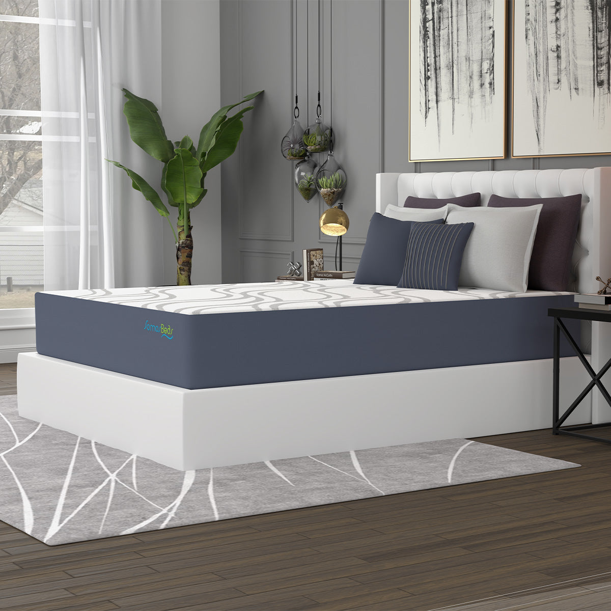 SomosBeds Ultimate Cooling Plush Mattress - Side View 2