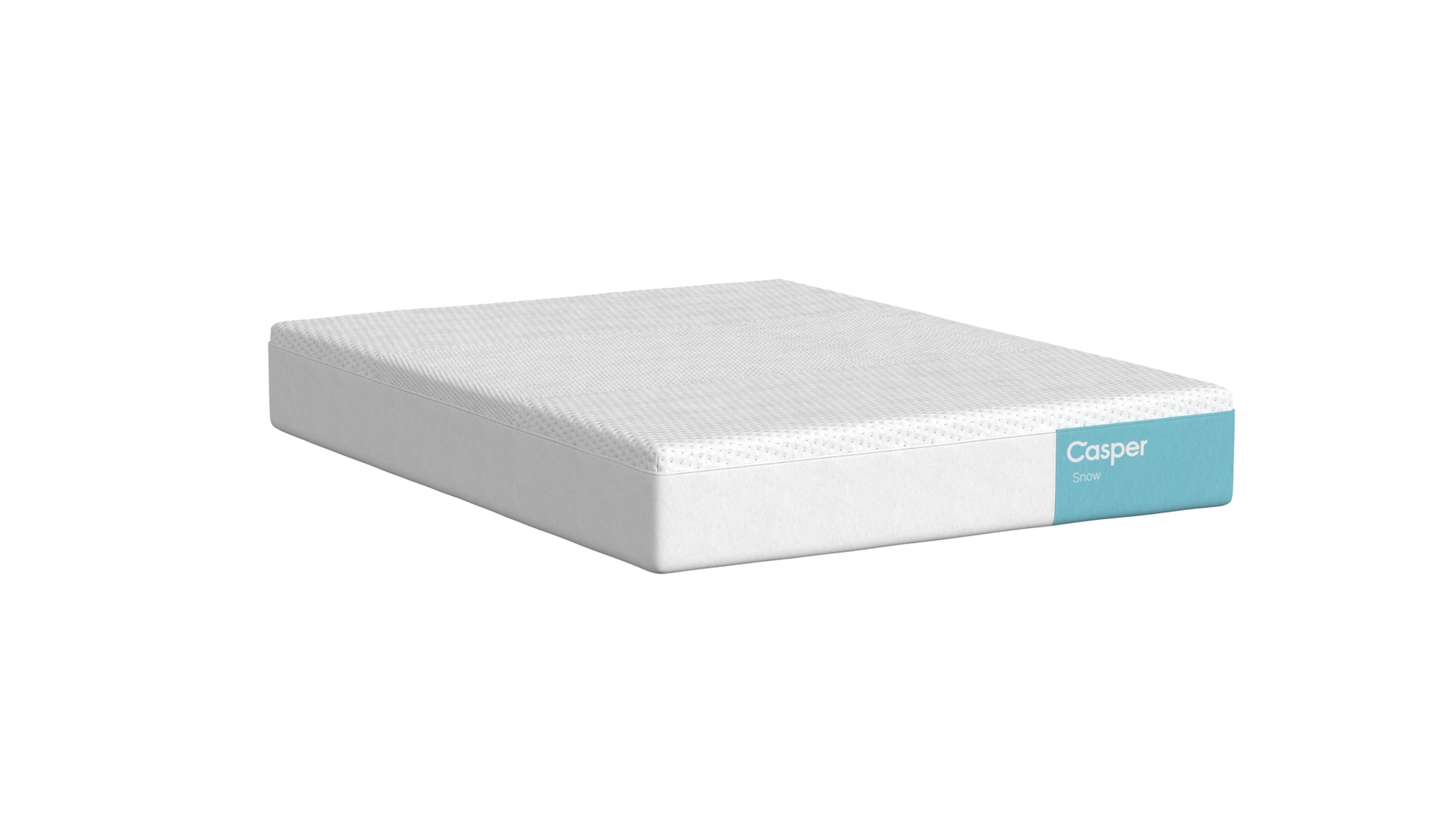 Casper Snow Hybrid Mattress-angle