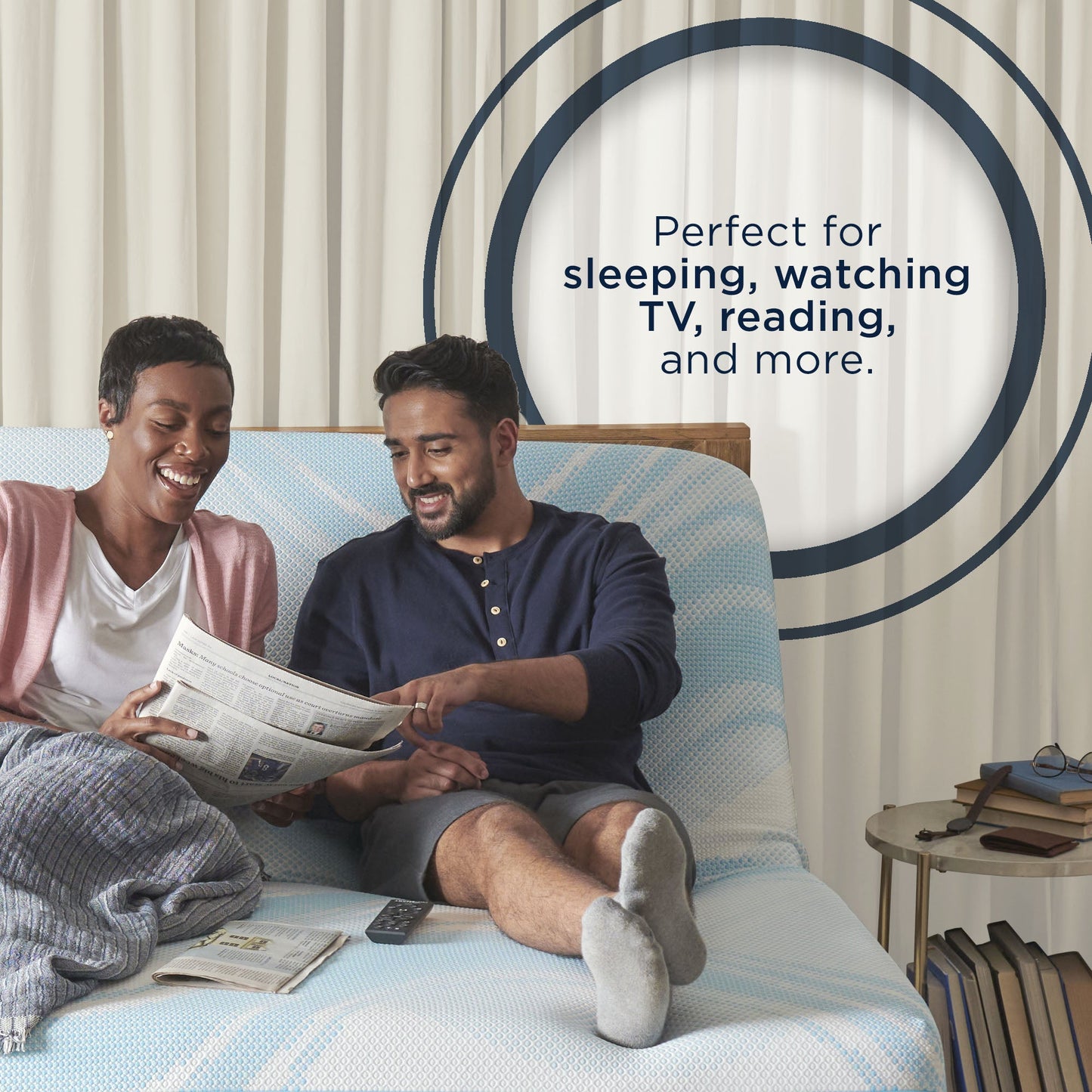 Tempur-Pedic Ergo 3.0 Adjustable Base, perfect for sleeping, watching TV, reading, and more.