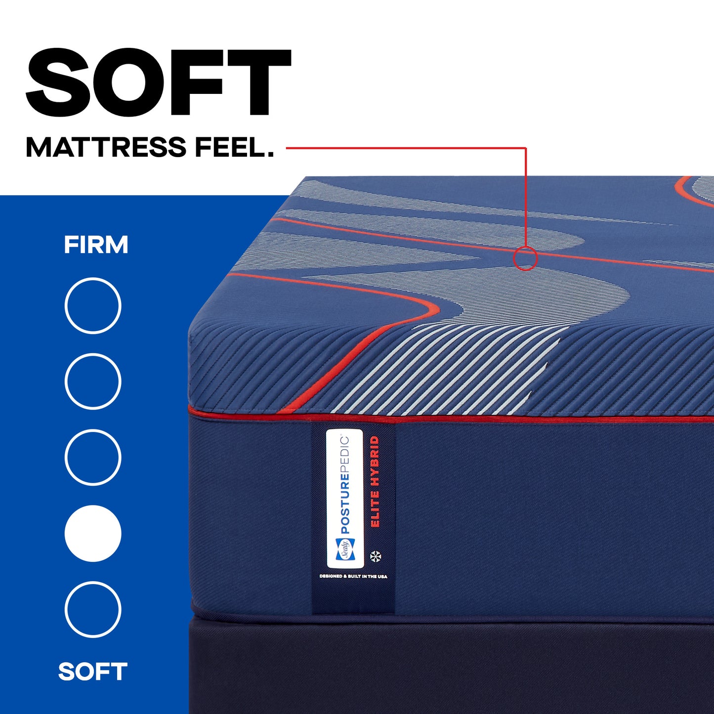 Sealy Posturepedic® Elite Brenham II Hybrid Soft Mattress-detail1