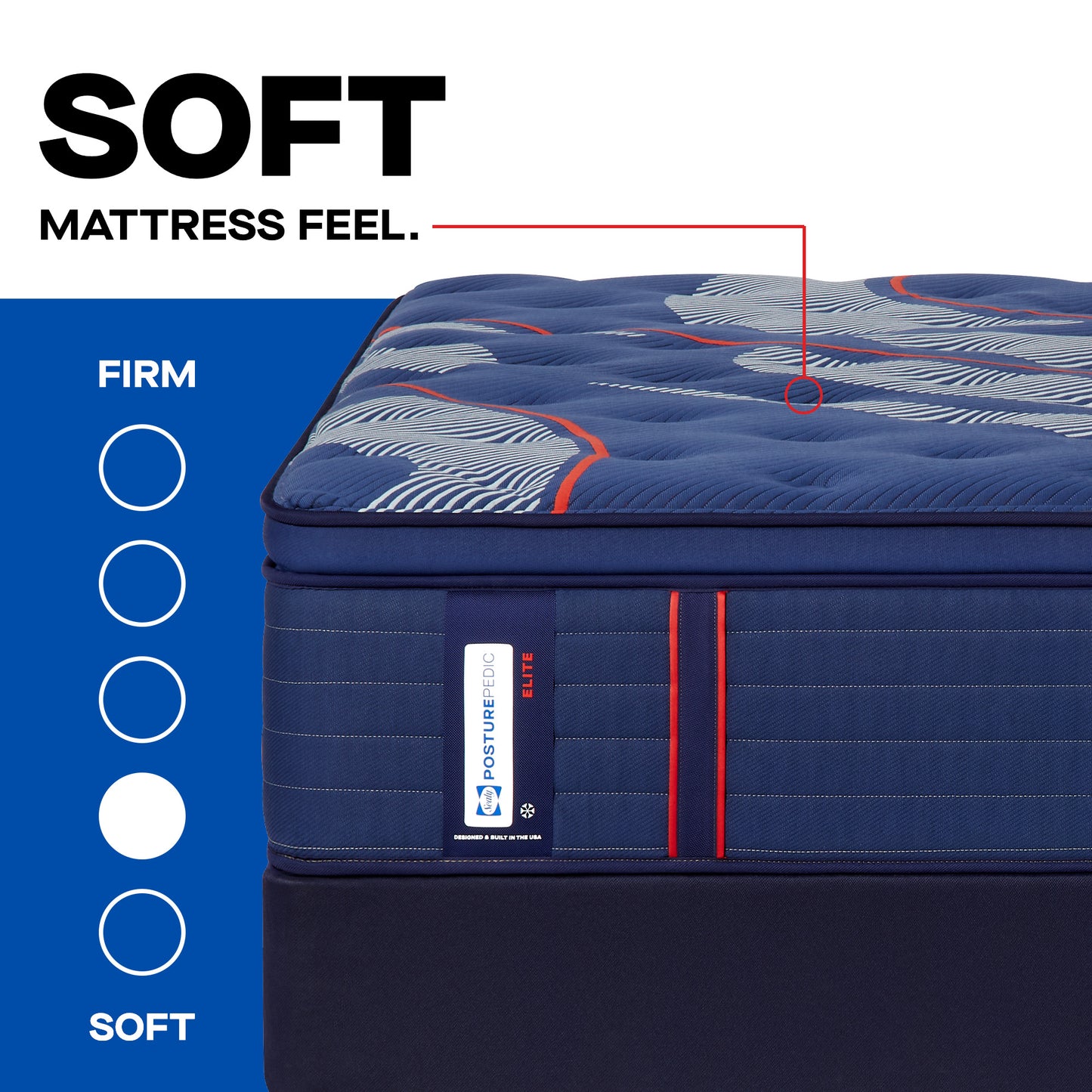 Sealy Posturepedic® Elite Brenham II Soft Euro Pillow Top Mattress-detail1