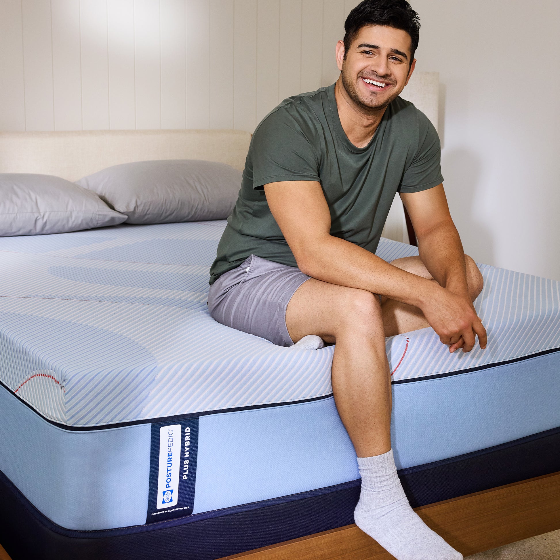 Sealy Posturepedic® Plus Cranford Grove Hybrid Medium Mattress - lifestyle