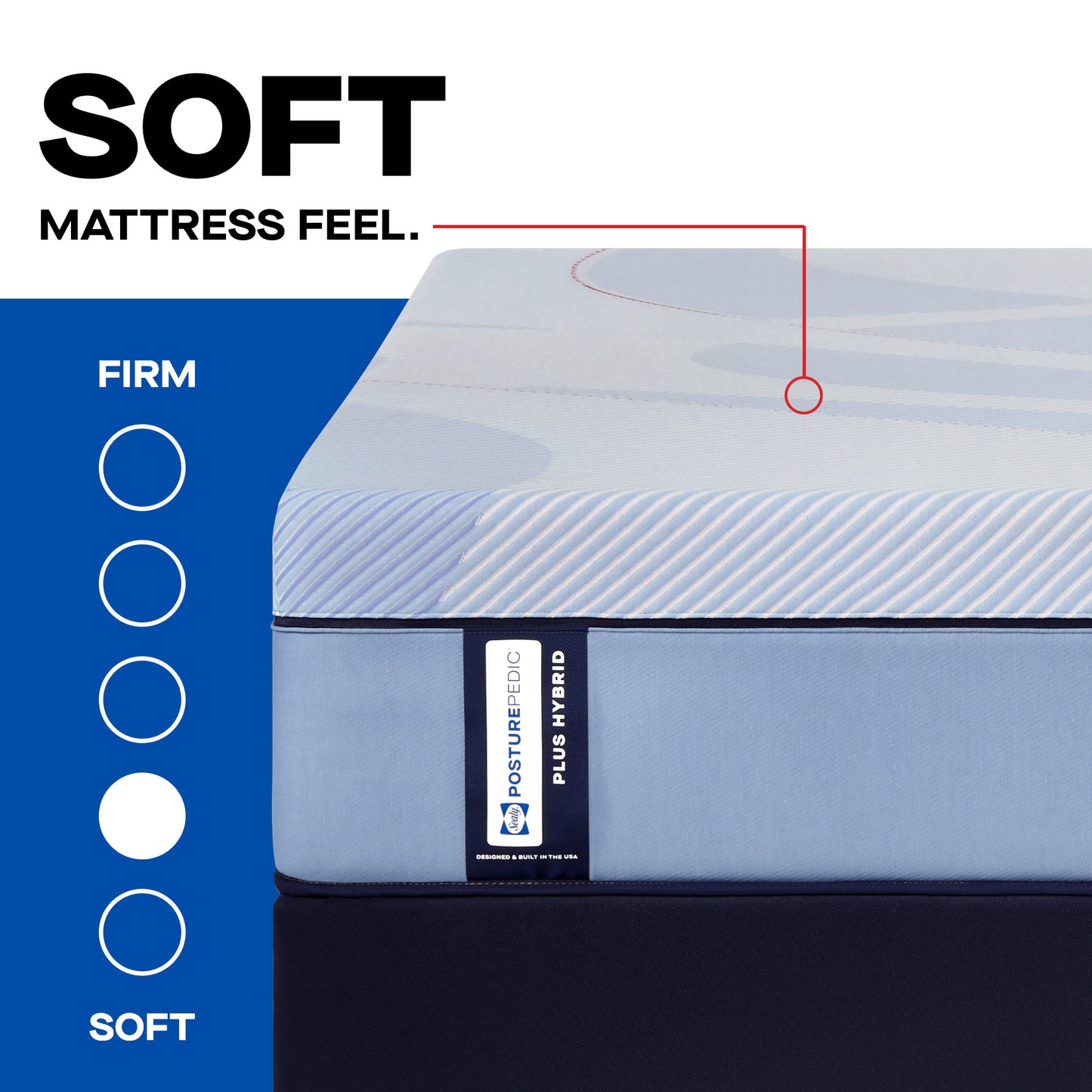 Sealy Posturepedic® Plus Cranford Grove Hybrid Soft Mattress - detail1