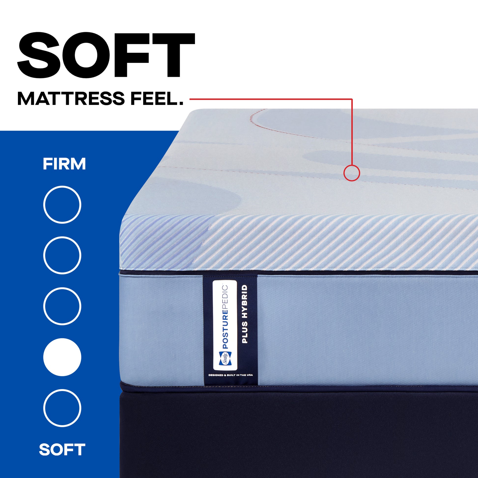 Sealy Posturepedic® Plus Cranford Grove Hybrid Soft Mattress - detail1