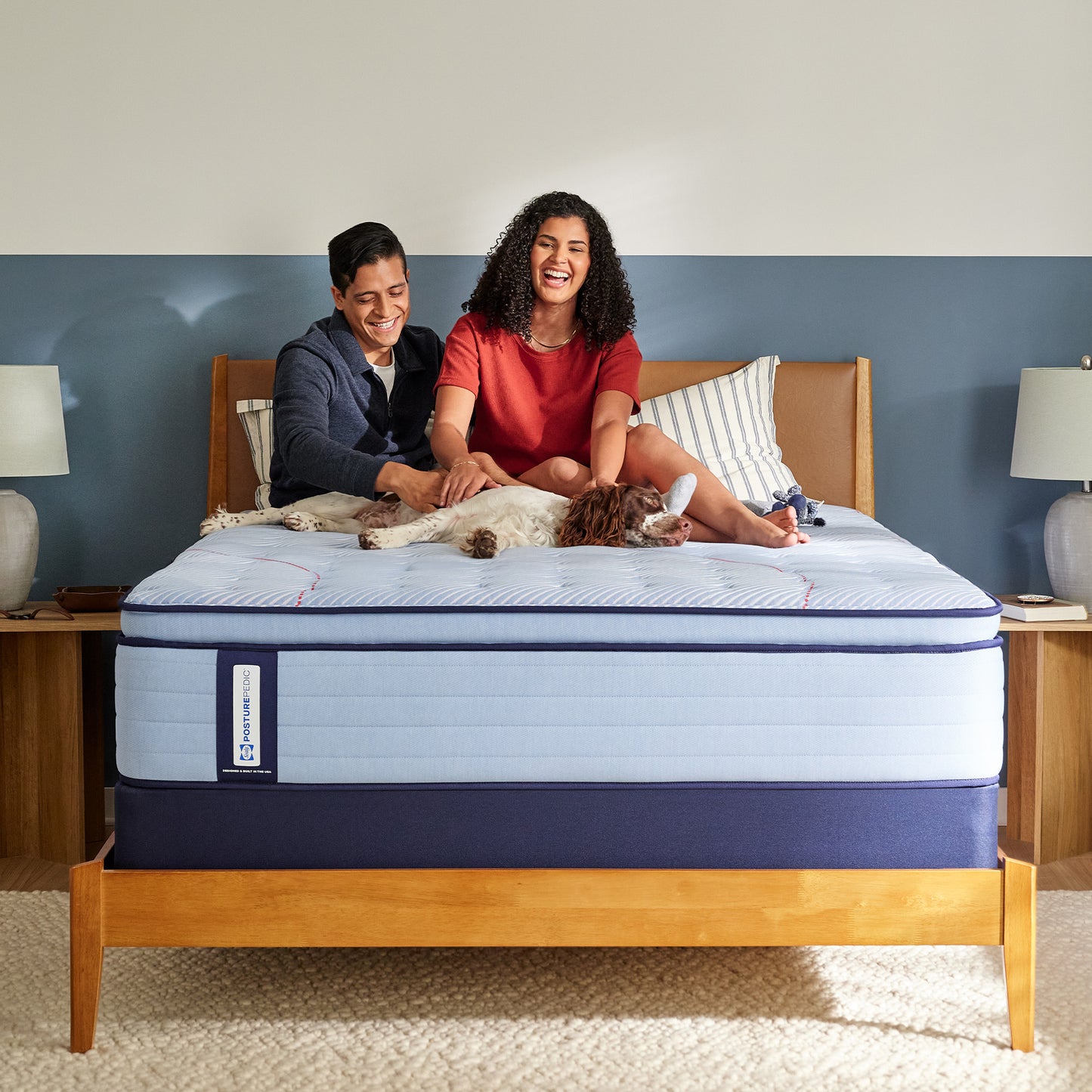 Sealy Posturepedic® Broad Knoll Soft Euro Pillow Top Mattress - lifestyle