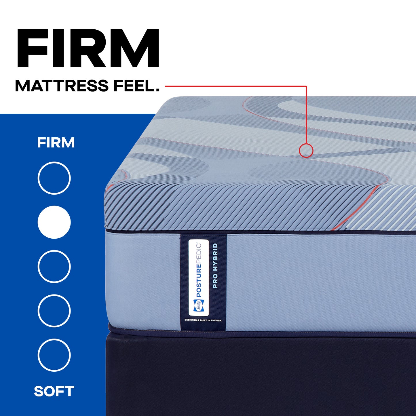 Sealy Posturepedic® Pro Dakota Ridge Hybrid Firm Mattress - details