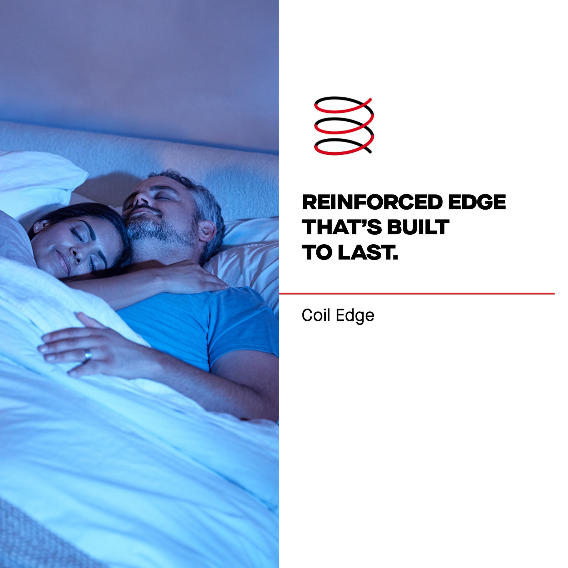 Sealy Posturepedic® Broad Knoll Medium Mattress. Reinforced edge that's built to last. Coil Edge.
